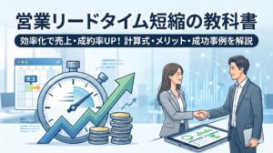 営業リードタイムとは？重要性と短縮方法を解説する