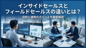 インサイドセールスとフィールドセールスの違いとは？役割と連携のポイントを徹底解説