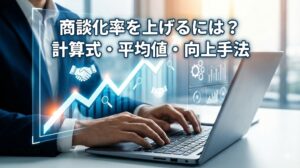商談化率とは？計算式や平均値、向上させる方法を徹底解説