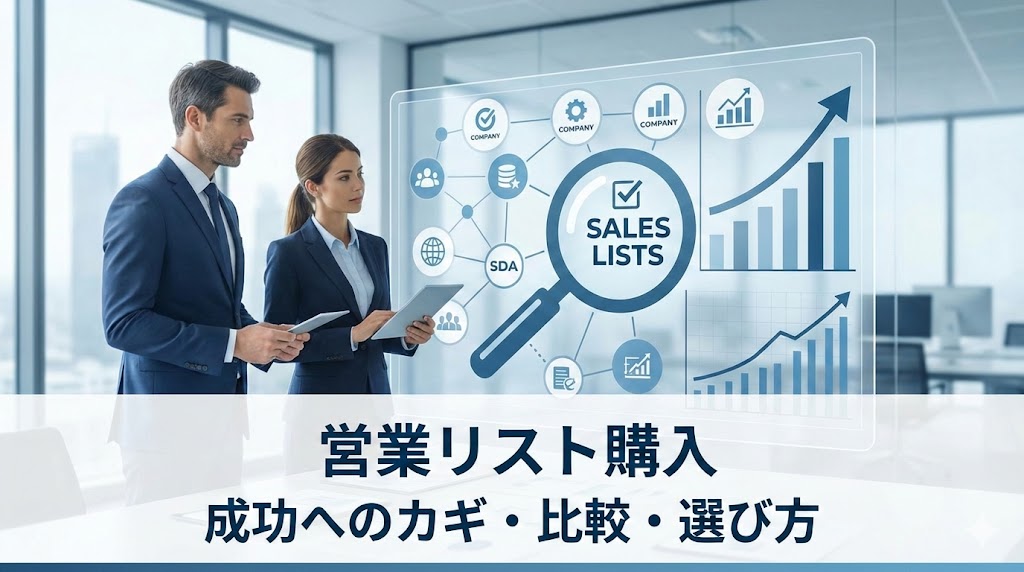 営業リスト購入のおすすめ業者は？料金や選び方を徹底比較