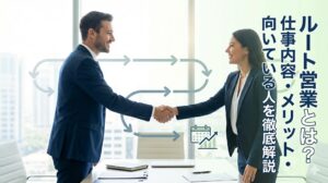 ルート営業とは？仕事内容や新規開拓との違い・向いている人を徹底解説