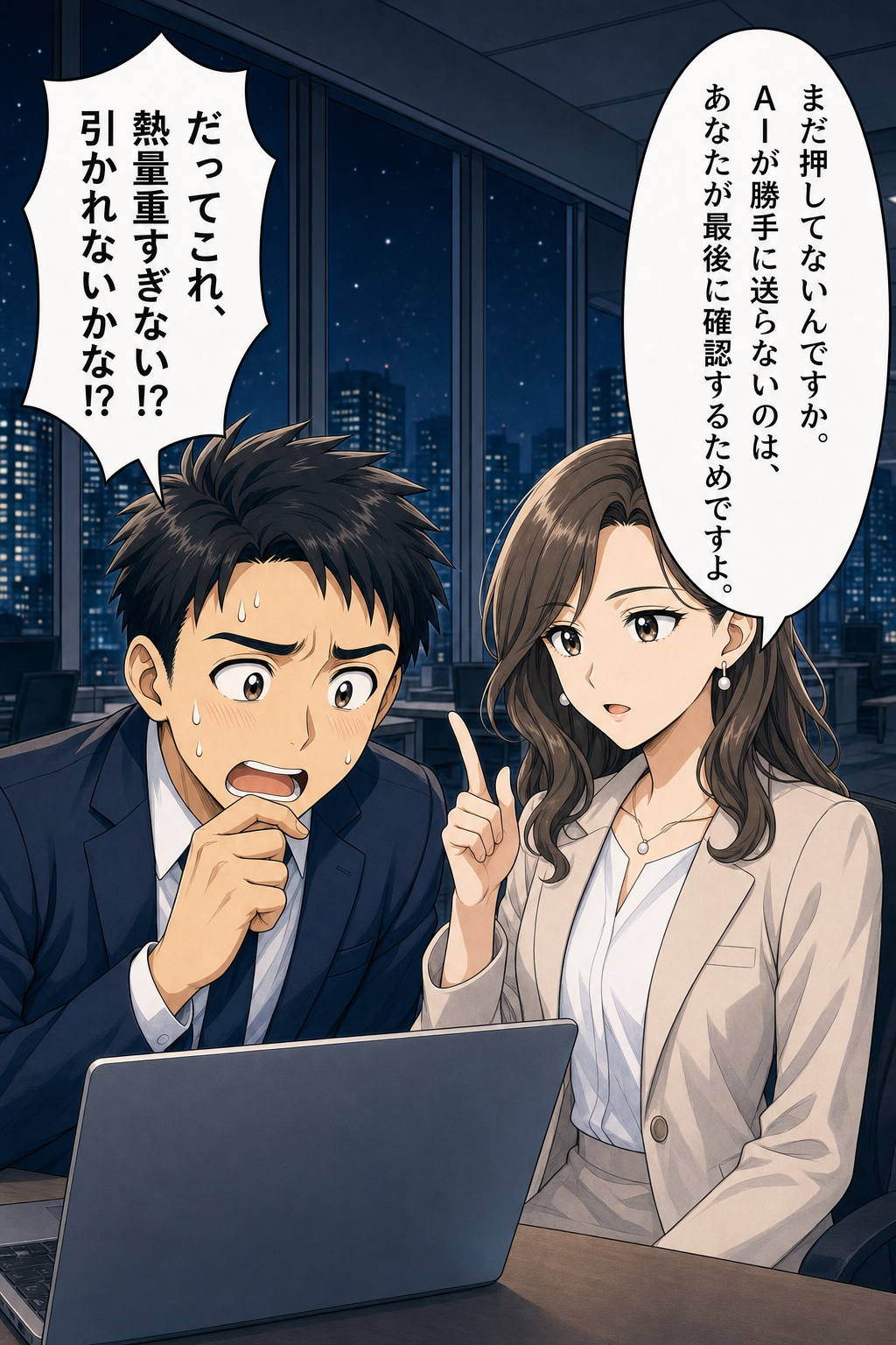 P00B AIアポろうくん漫画LP ページ