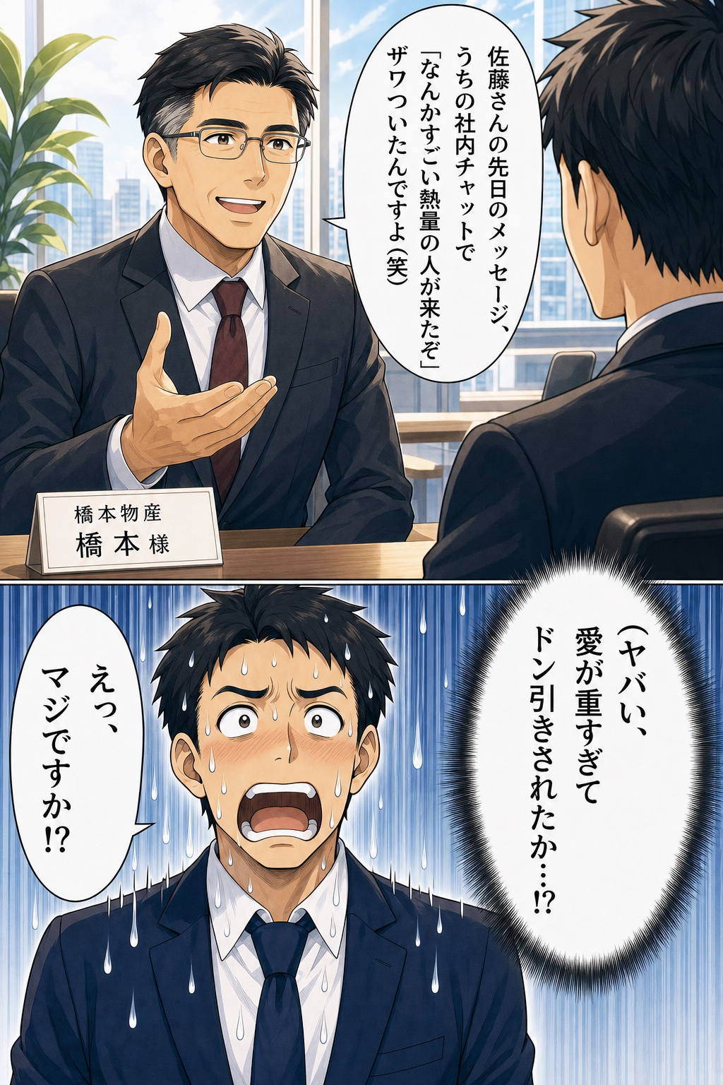 P01 AIアポろうくん漫画LP ページ