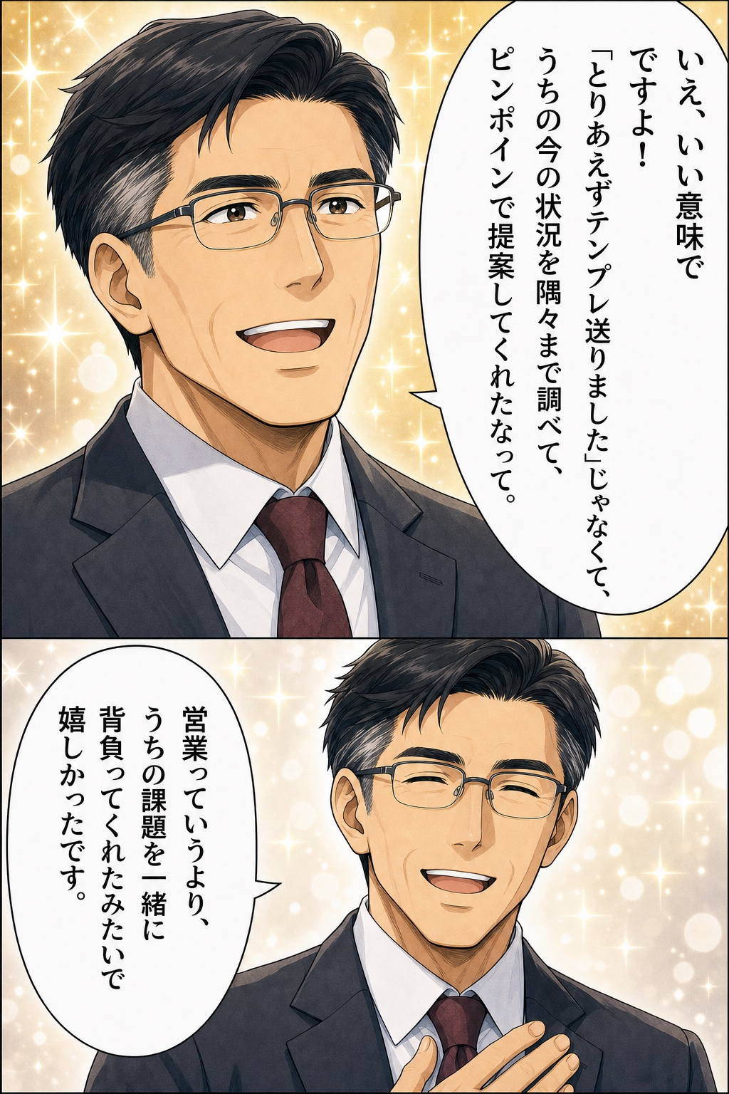 P02 AIアポろうくん漫画LP ページ