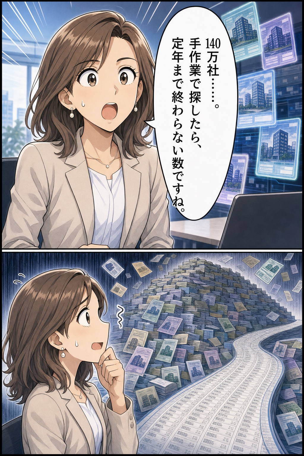 P25B AIアポろうくん漫画LP ページ