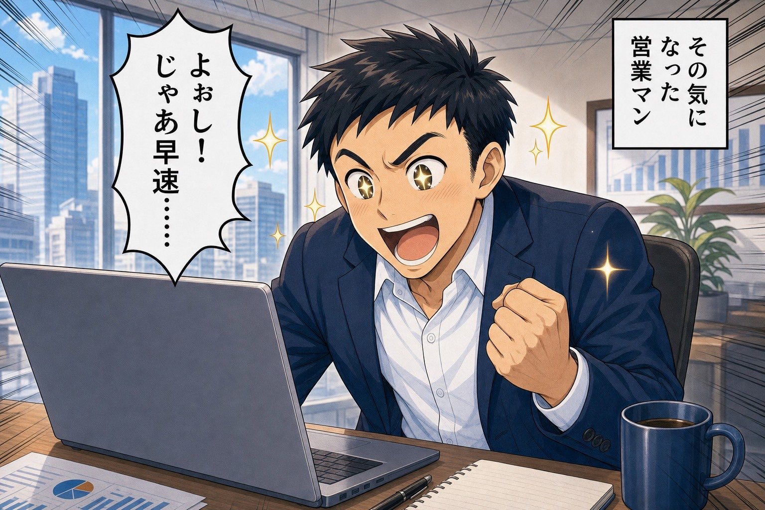 P30c AIアポろうくん漫画LP ページ