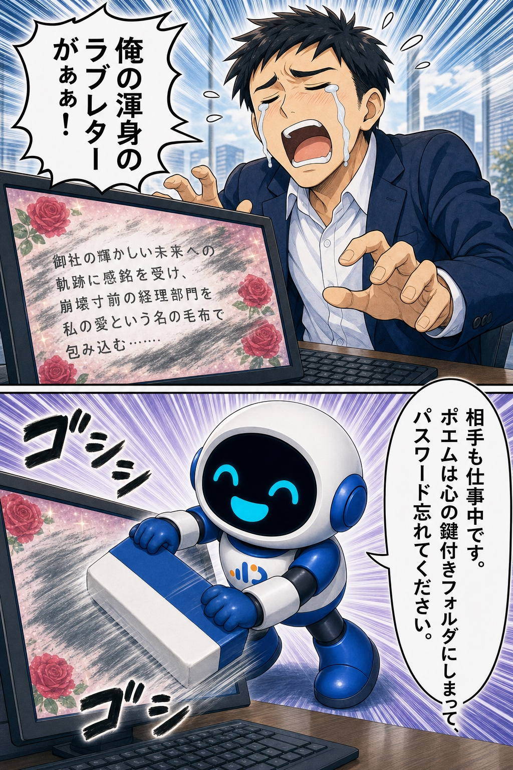 P31 AIアポろうくん漫画LP ページ