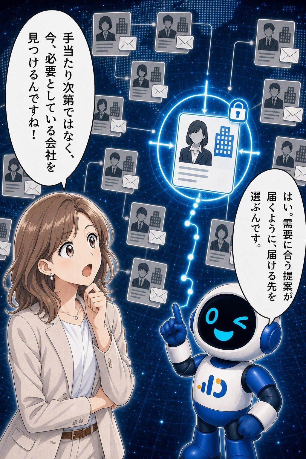 P35B AIアポろうくん漫画LP ページ
