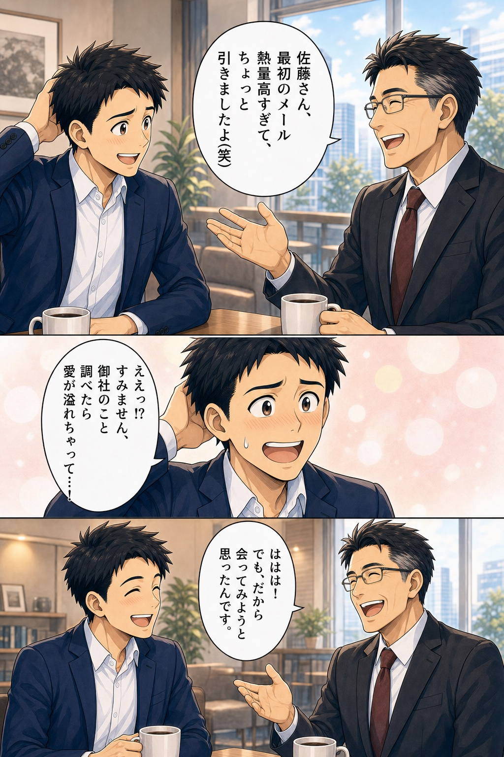 P56b AIアポろうくん漫画LP ページ