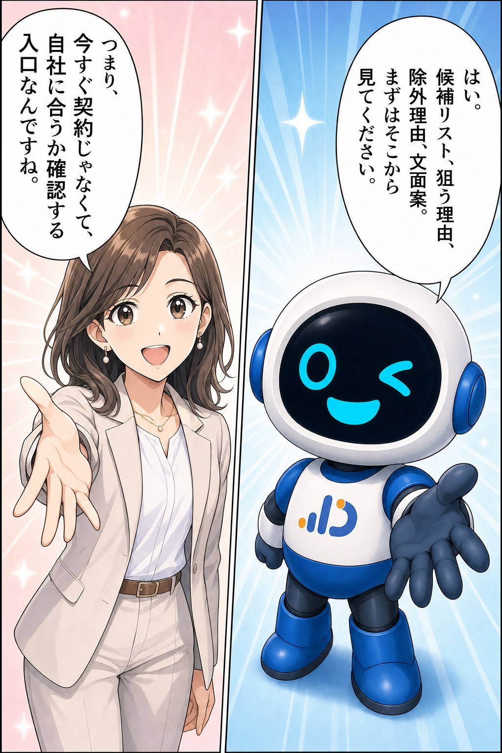 P63 AIアポろうくん漫画LP ページ