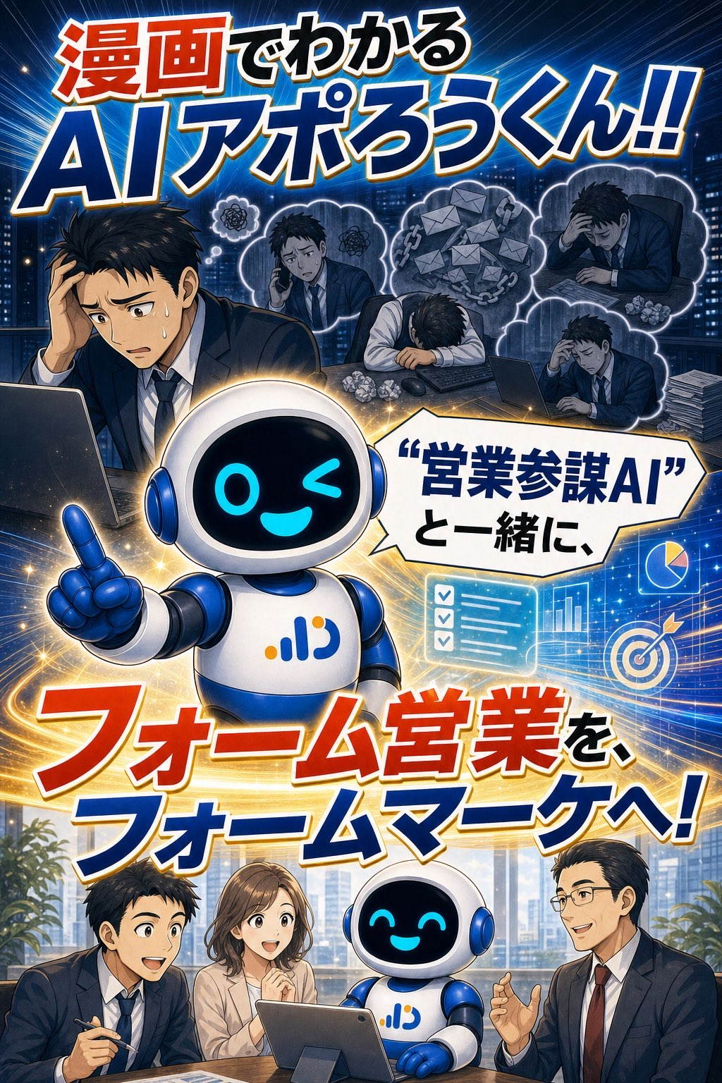 TITLE AIアポろうくん漫画LP ページ