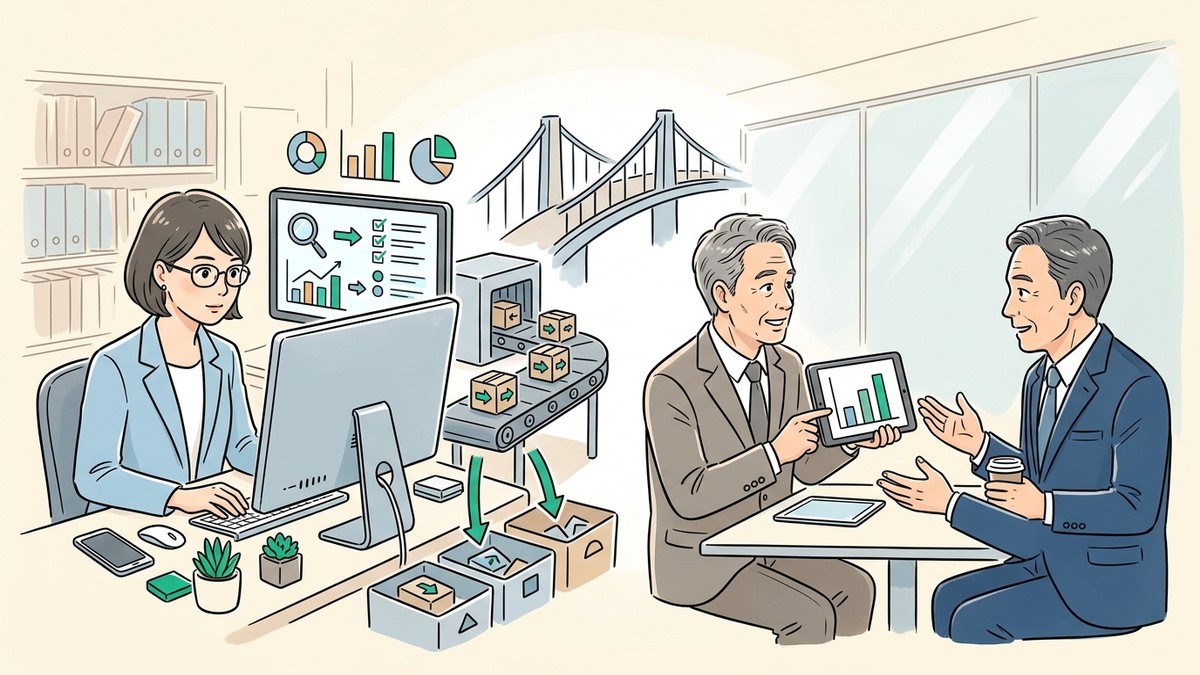 少人数の営業で、自動化できる工程とできない工程はどこか？
