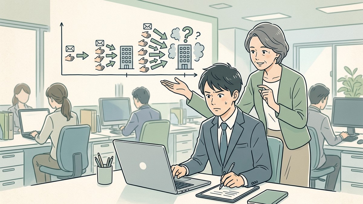 同じ会社にフォーム営業は何回まで送っていいのか？