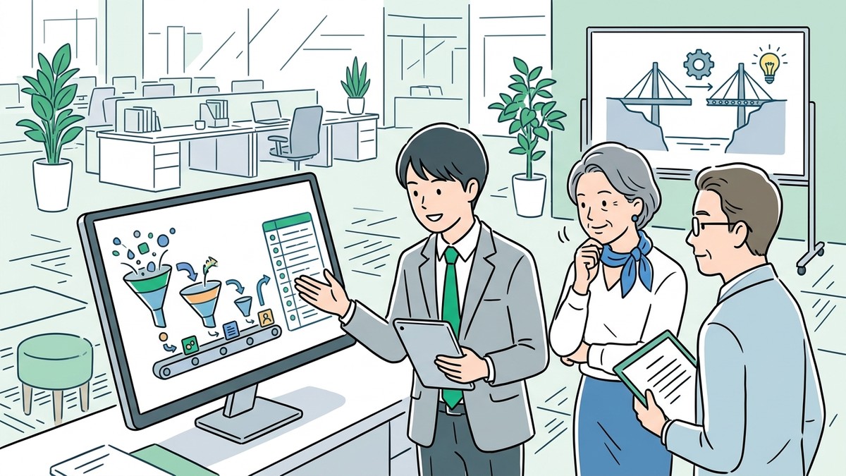 最初に営業リスト作りから自動化すべきか？