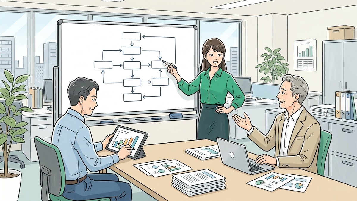 効果判断を回す実践ロードマップ（送信数→数字→見直しの4ステップ）